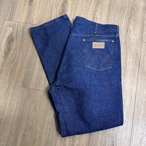 Wrangler Cowboy Cut 13MWZ Original Blue‎ Jeans Men 42x32, EUC